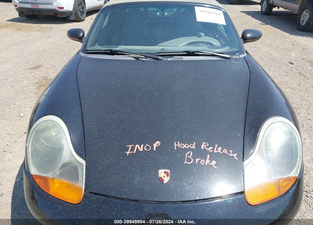 2000 PORSCHE BOXSTER VIN: WP0CA2984YU621261