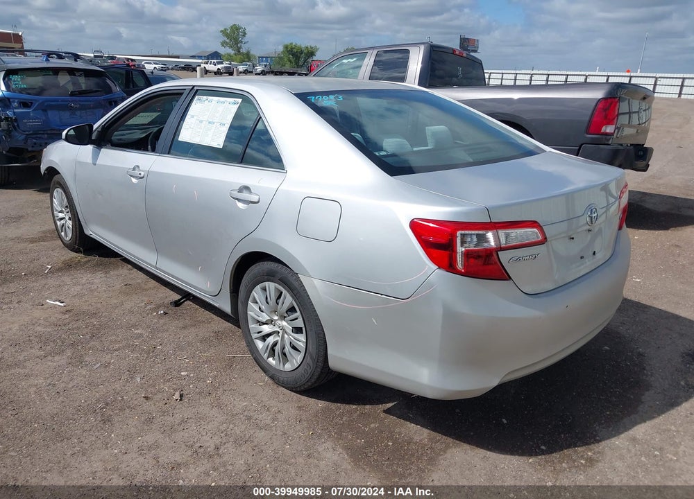 2012 TOYOTA CAMRY VIN: 4T4BF1FK2CR258752