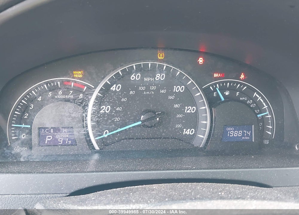 2012 TOYOTA CAMRY VIN: 4T4BF1FK2CR258752