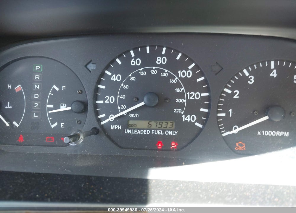 1999 TOYOTA CAMRY CE/LE/XLE VIN: JT2BG22KXX0310092