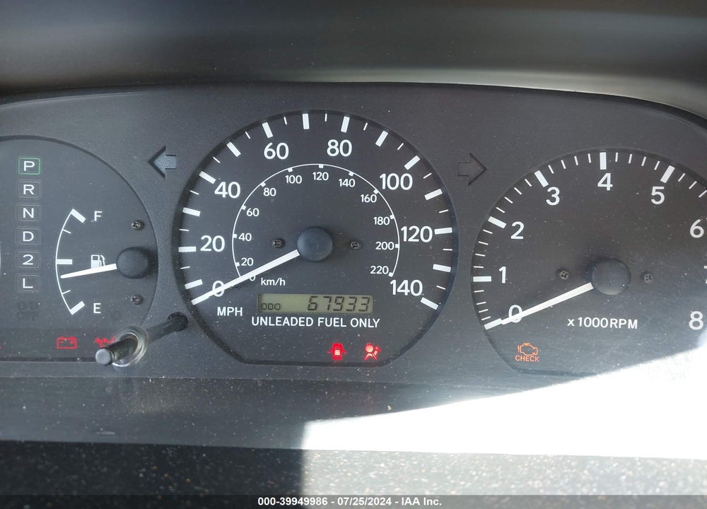 1999 TOYOTA CAMRY CE/LE/XLE VIN: JT2BG22KXX0310092