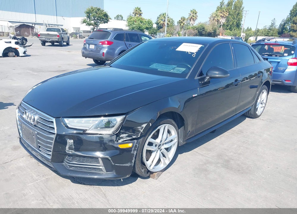 2017 AUDI A4 2.0T SEASON OF  PREMIUM VIN: WAUDNAF44HN041634