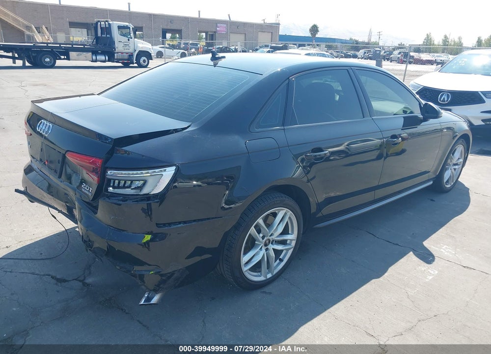 2017 AUDI A4 2.0T SEASON OF  PREMIUM VIN: WAUDNAF44HN041634