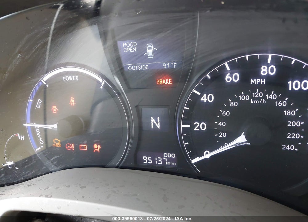 2013 LEXUS RX 450H VIN: JTJZB1BA2D2408794