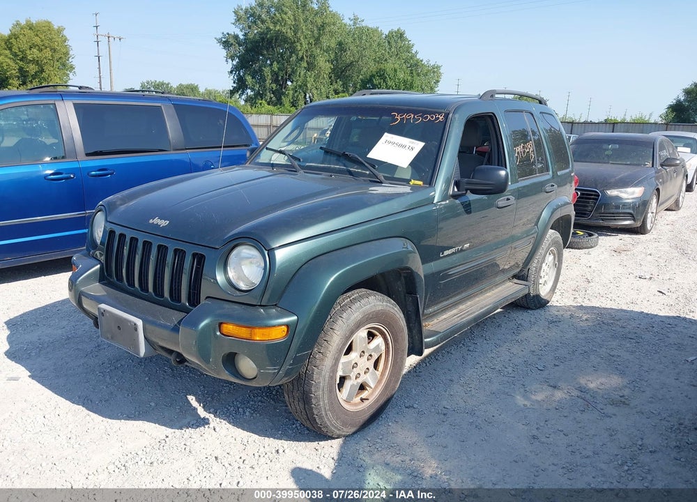 2002 JEEP LIBERTY LIMITED EDITION VIN: 1J4GL58K72W185831