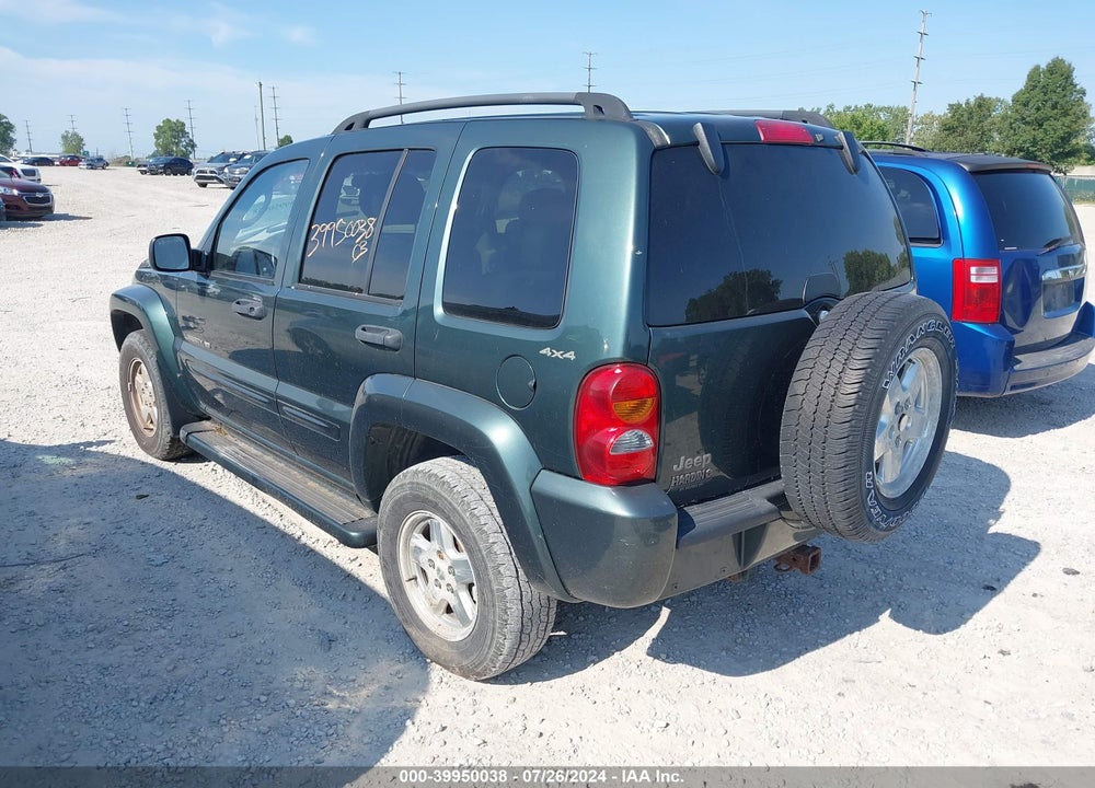 2002 JEEP LIBERTY LIMITED EDITION VIN: 1J4GL58K72W185831