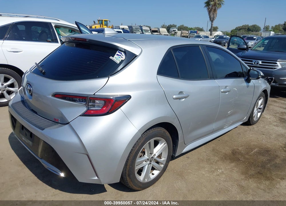 2019 TOYOTA COROLLA SE VIN: JTNK4RBE4K3069474