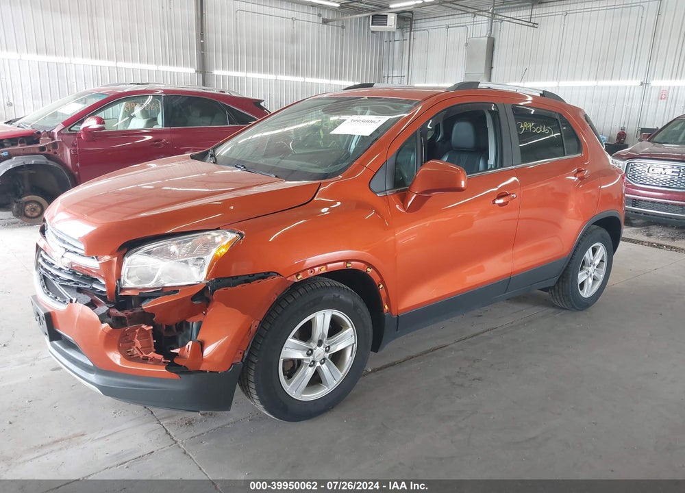 2016 CHEVROLET TRAX LT VIN: KL7CJLSB5GB660542