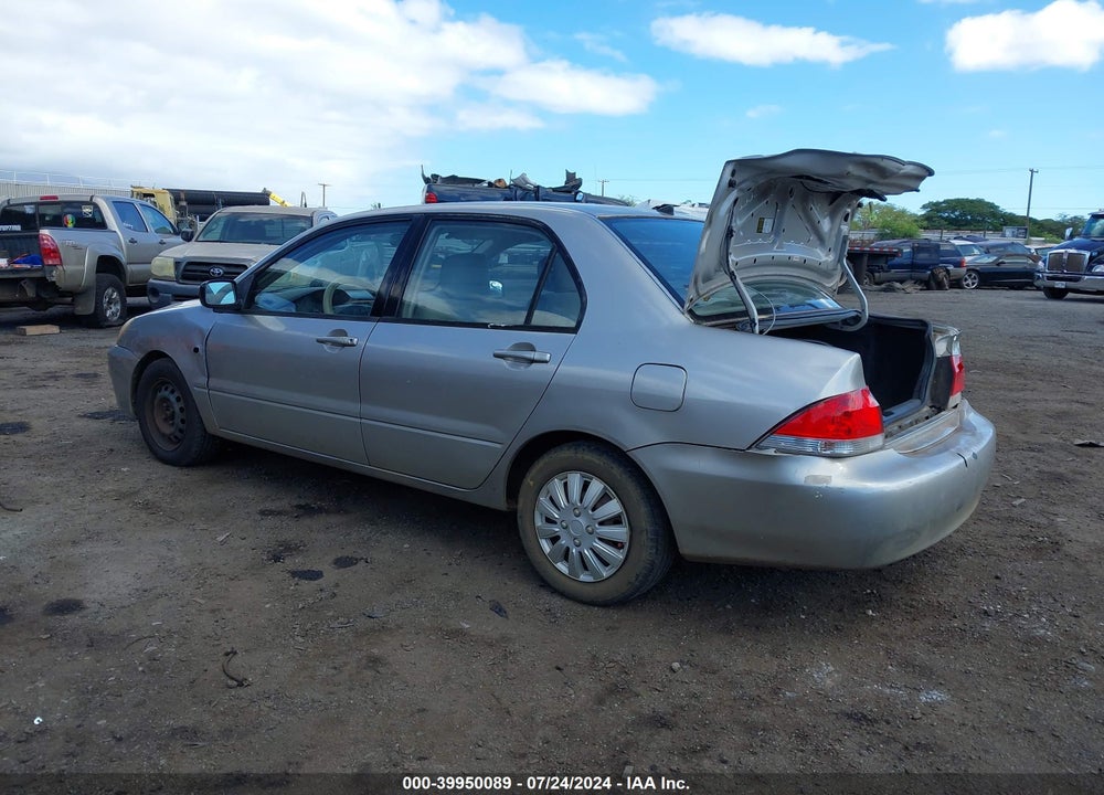 2004 MITSUBISHI LANCER ES VIN: JA3AJ26E64U033033