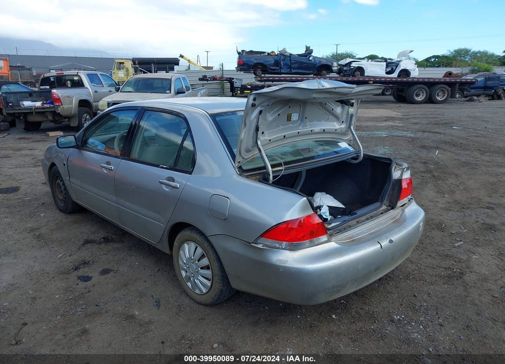 2004 MITSUBISHI LANCER ES VIN: JA3AJ26E64U033033