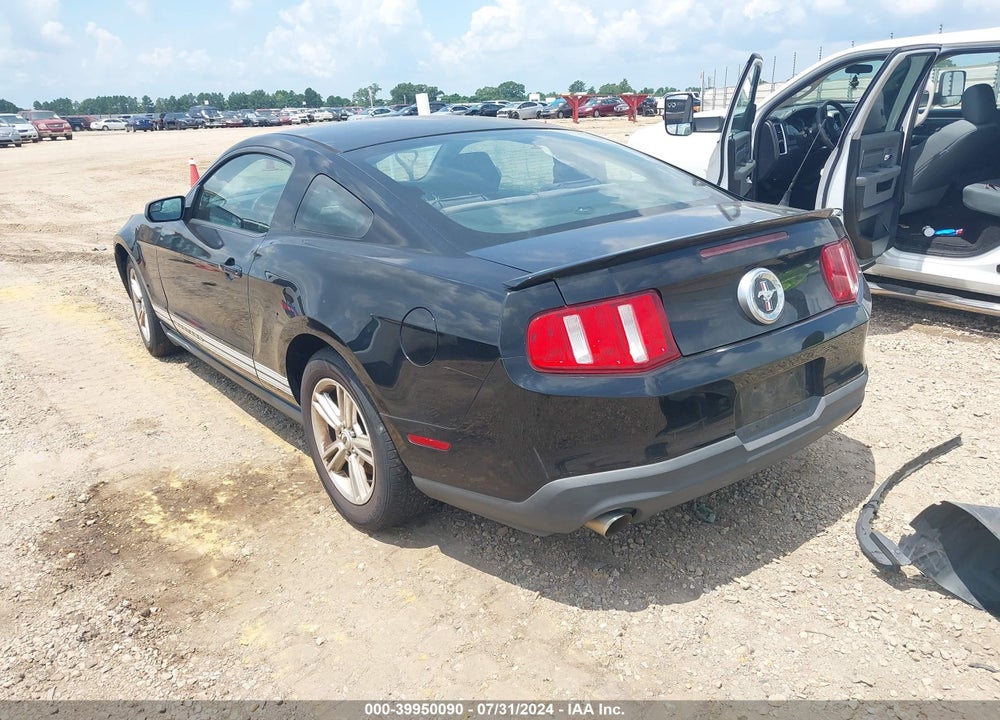 2012 FORD MUSTANG V6 VIN: 1ZVBP8AM4C5255260