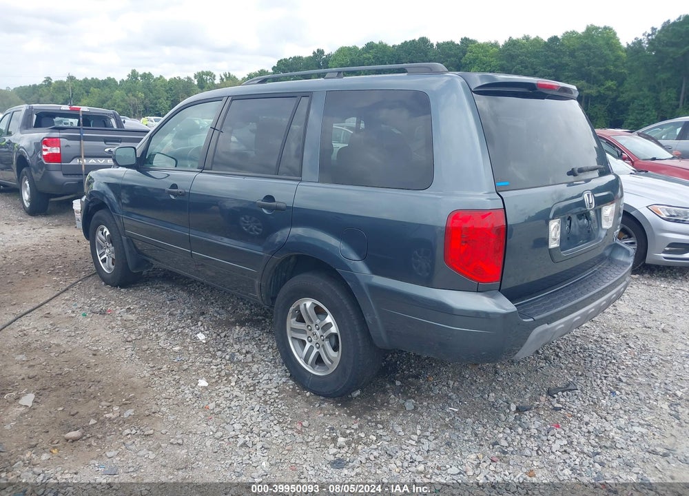 2005 HONDA PILOT EX VIN: 5FNYF184X5B017802