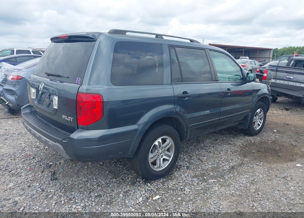 2005 HONDA PILOT EX VIN: 5FNYF184X5B017802