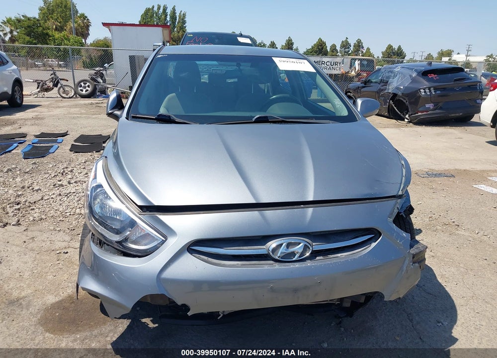 2017 HYUNDAI ACCENT SE VIN: KMHCT4AEXHU352203