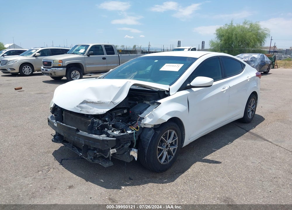 2016 HYUNDAI ELANTRA SE VIN: 5NPDH4AE6GH686747