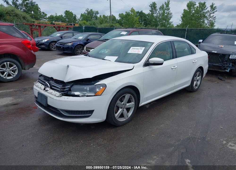2013 VOLKSWAGEN PASSAT 2.5L SE VIN: 1VWBP7A3XDC008307