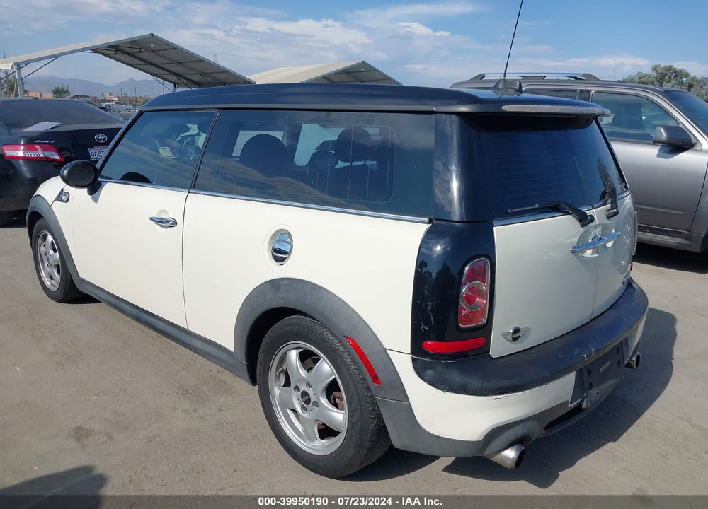 2012 MINI COOPER S CLUBMAN VIN: WMWZG3C51CTY38484