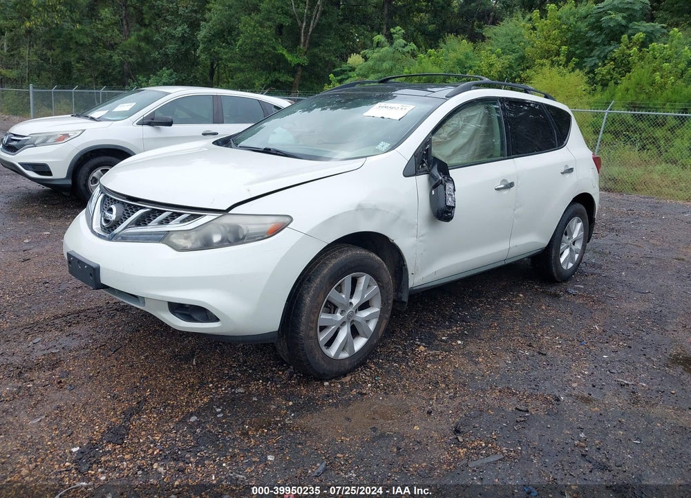 2011 NISSAN MURANO SL VIN: JN8AZ1MW3BW158626