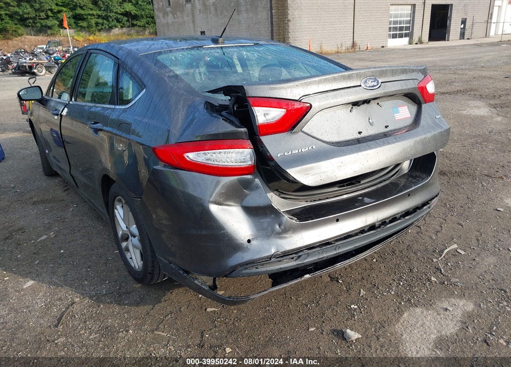 2016 FORD FUSION SE VIN: 3FA6P0H78GR189665