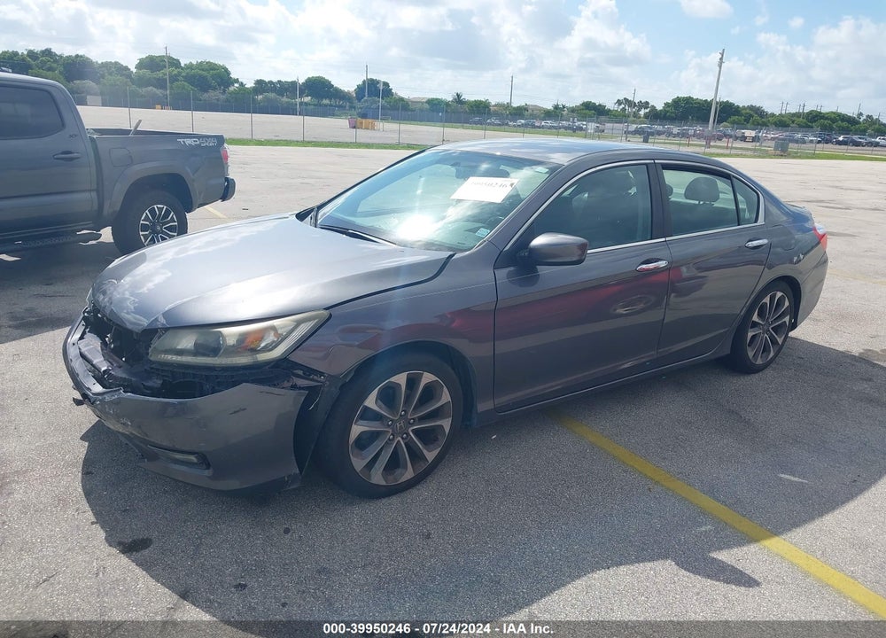 2014 HONDA ACCORD SPORT VIN: 1HGCR2F57EA218523