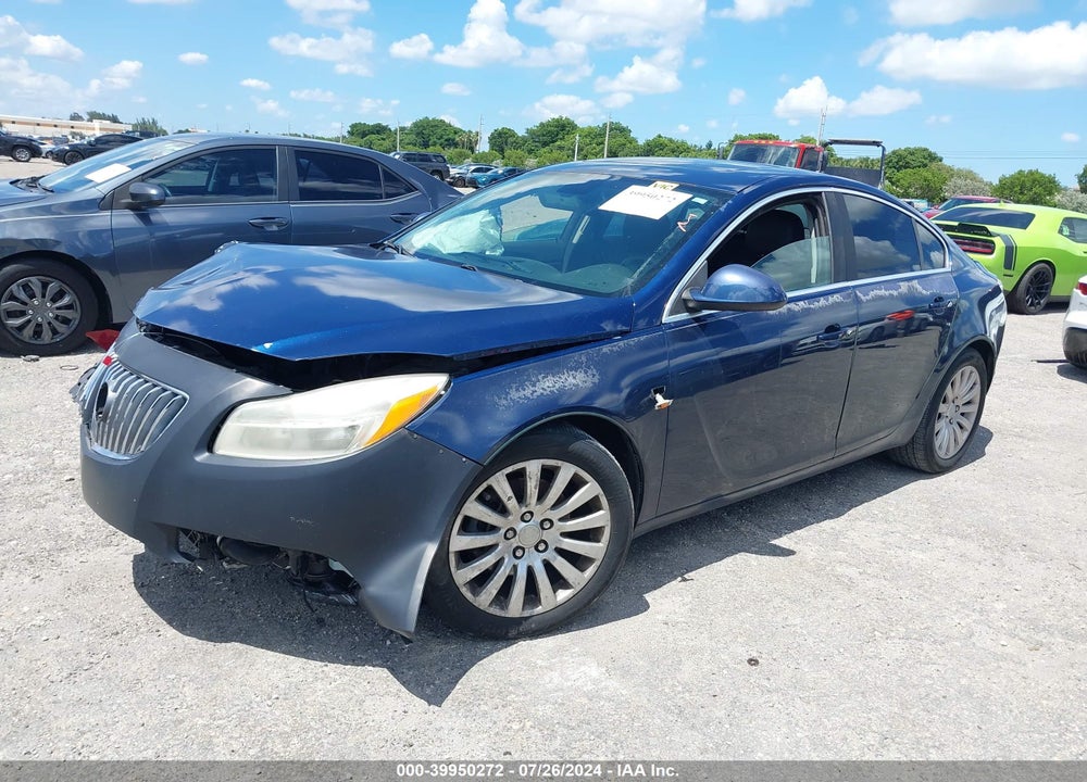 2011 BUICK REGAL CXL TURBO RUSSELSHEIM VIN: W04GX5GV7B1140904