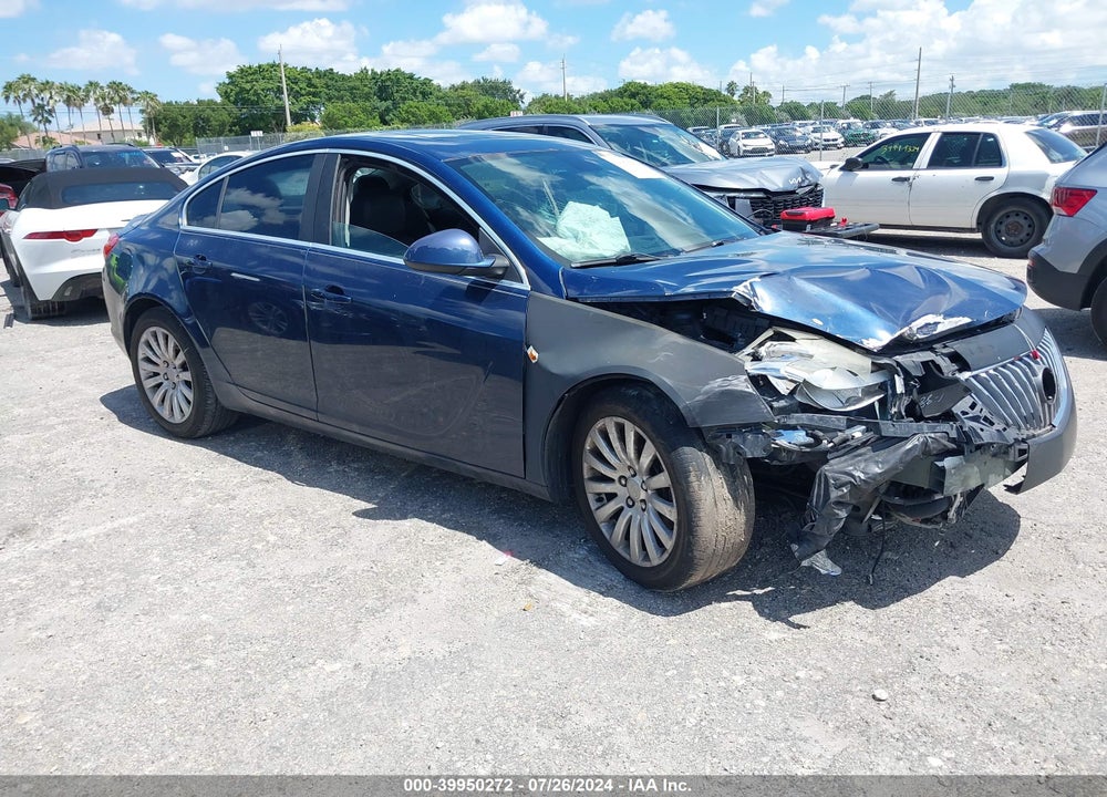 2011 BUICK REGAL CXL TURBO RUSSELSHEIM VIN: W04GX5GV7B1140904