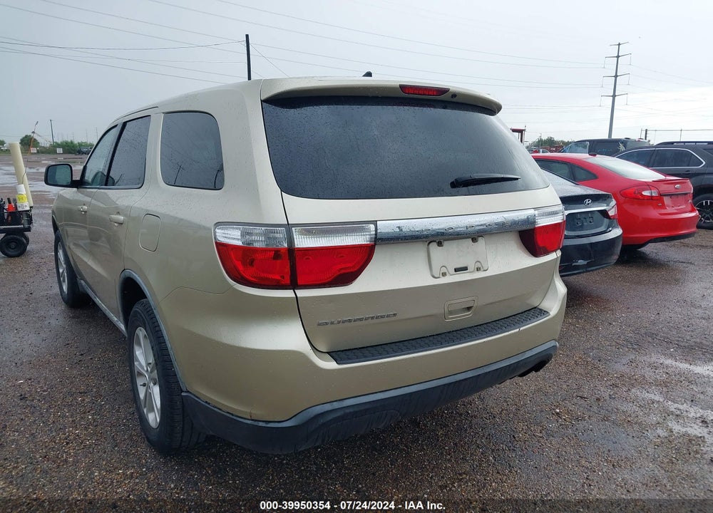 2012 DODGE DURANGO SXT VIN: 1C4RDHAG8CC173113