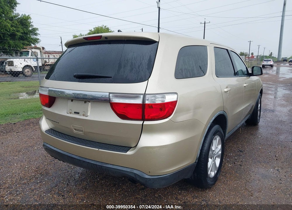2012 DODGE DURANGO SXT VIN: 1C4RDHAG8CC173113
