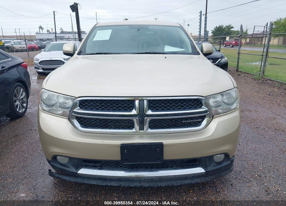2012 DODGE DURANGO SXT VIN: 1C4RDHAG8CC173113