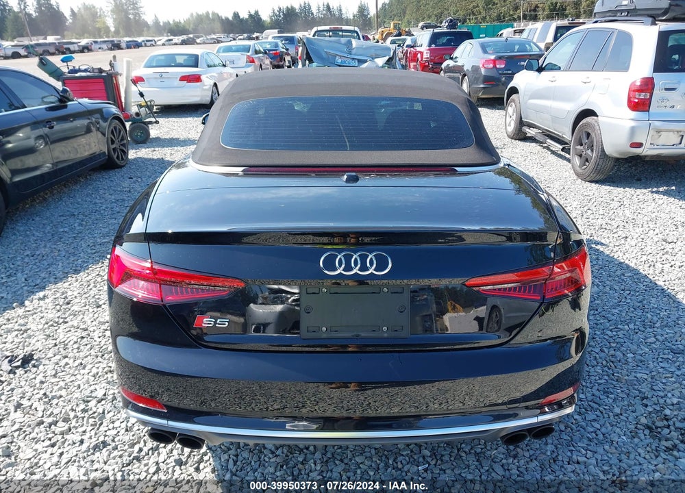 2018 AUDI S5 3.0T PREMIUM PLUS VIN: WAU24GF51JN000471