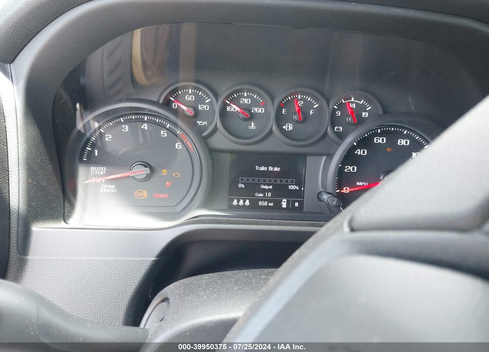 2024 CHEVROLET SILVERADO 1500 2WD SHORT BED CUSTOM VIN: 1GCPABEK5RZ302345