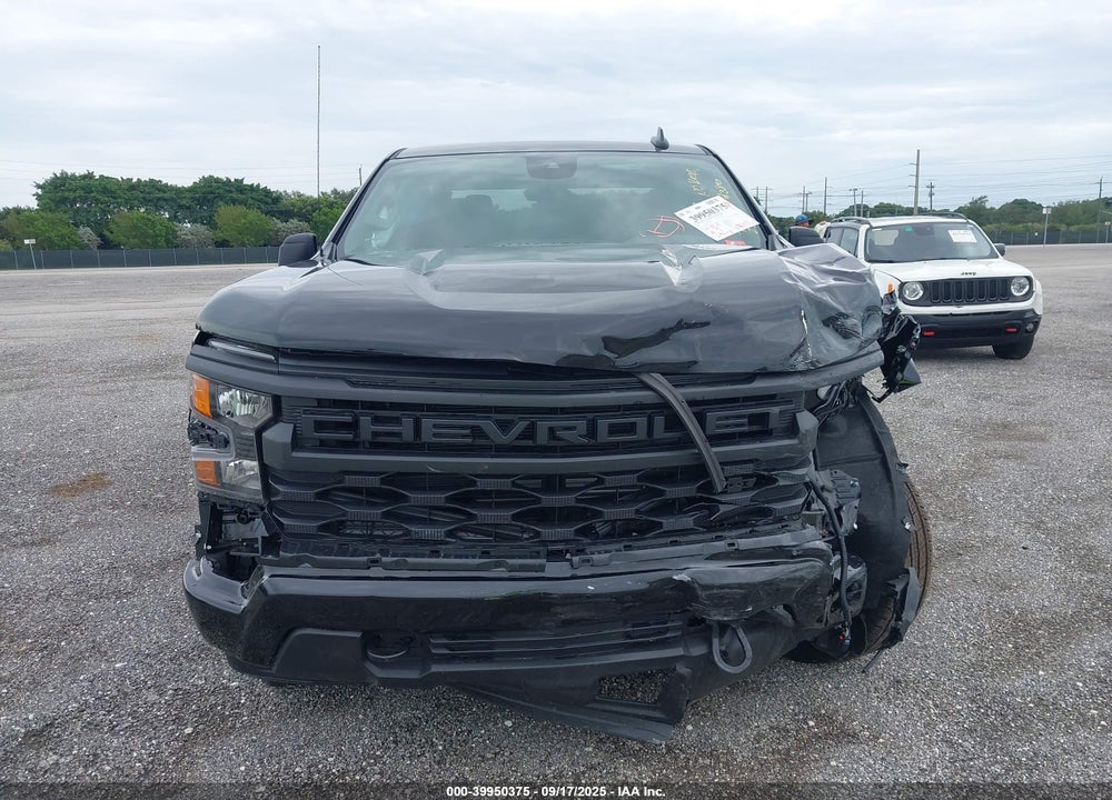 2024 CHEVROLET SILVERADO 1500 2WD SHORT BED CUSTOM VIN: 1GCPABEK5RZ302345