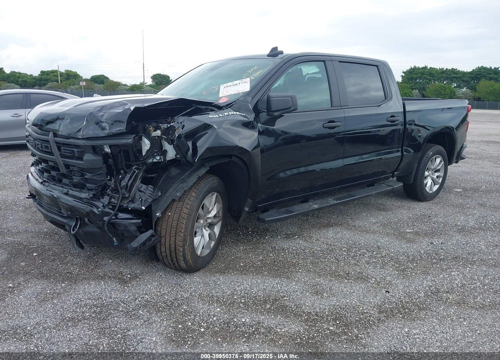 2024 CHEVROLET SILVERADO 1500 2WD SHORT BED CUSTOM VIN: 1GCPABEK5RZ302345