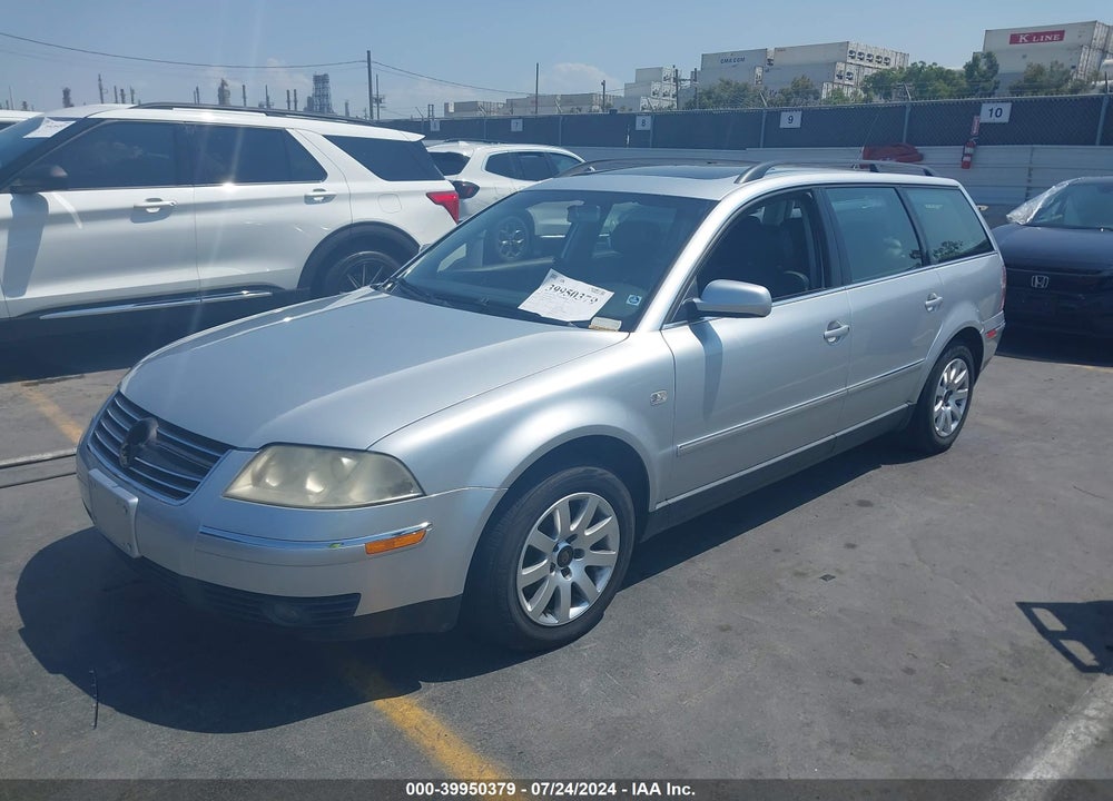 2002 VOLKSWAGEN PASSAT GLS VIN: WVWVD63B42E376975