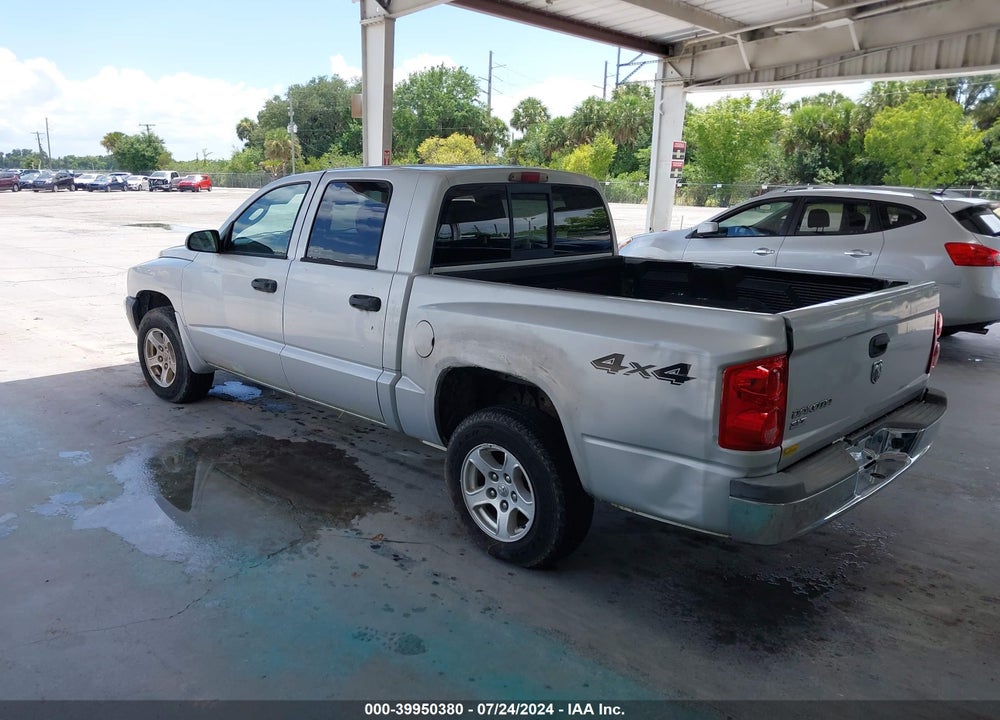 2005 DODGE DAKOTA SLT VIN: 1D7HW48KX5S169023