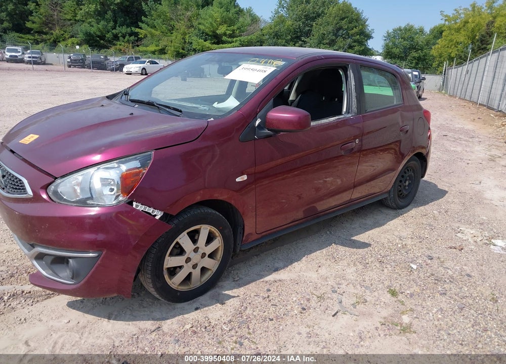 2017 MITSUBISHI MIRAGE ES VIN: ML32A3HJ7HH012800
