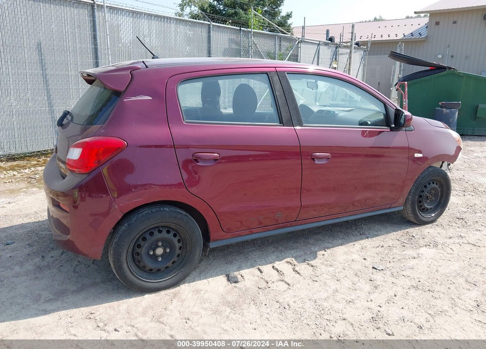 2017 MITSUBISHI MIRAGE ES VIN: ML32A3HJ7HH012800