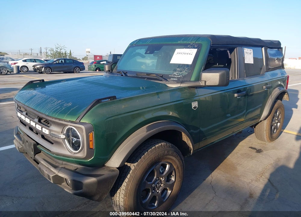 2022 FORD BRONCO BIG BEND VIN: 1FMDE5BH4NLA98602