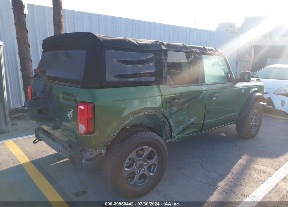 2022 FORD BRONCO BIG BEND VIN: 1FMDE5BH4NLA98602