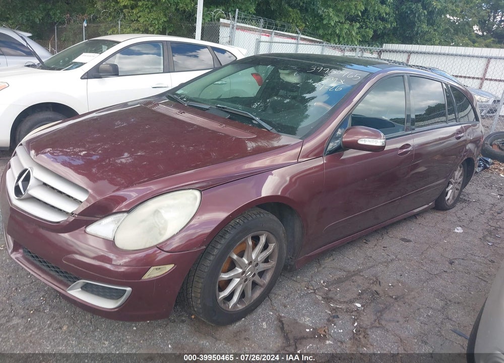 2006 MERCEDES-BENZ R 350 4MATIC VIN: 4JGCB65E66A012375
