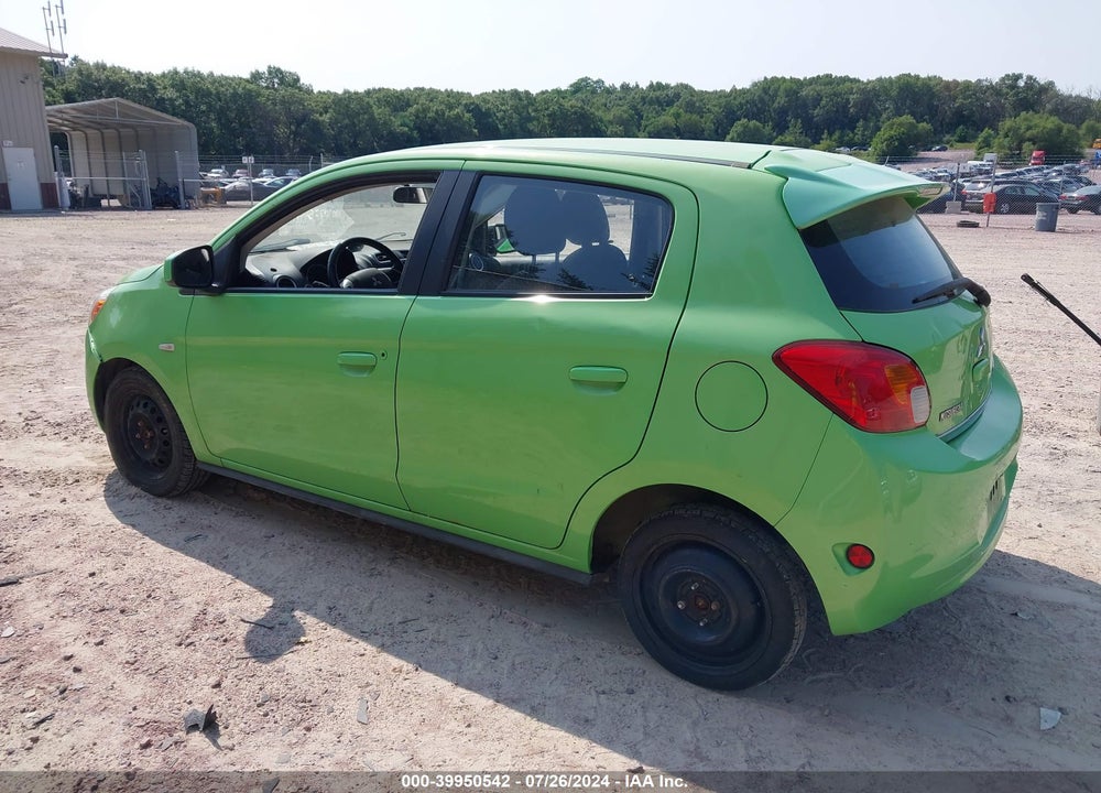 2014 MITSUBISHI MIRAGE ES VIN: ML32A4HJ0EH013658