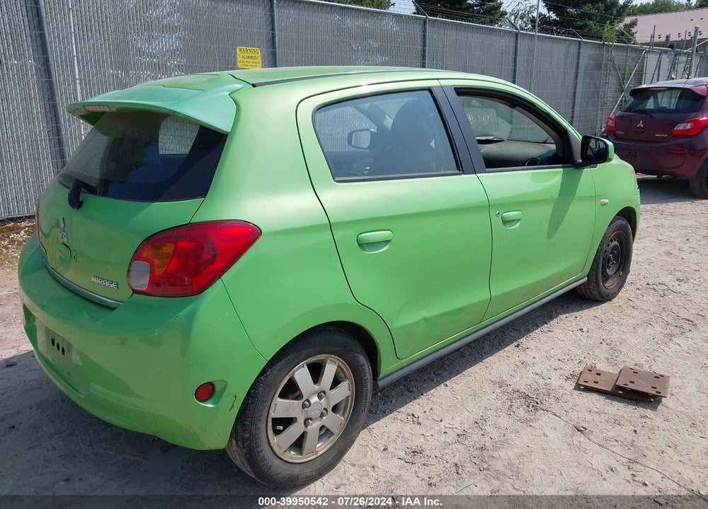 2014 MITSUBISHI MIRAGE ES VIN: ML32A4HJ0EH013658