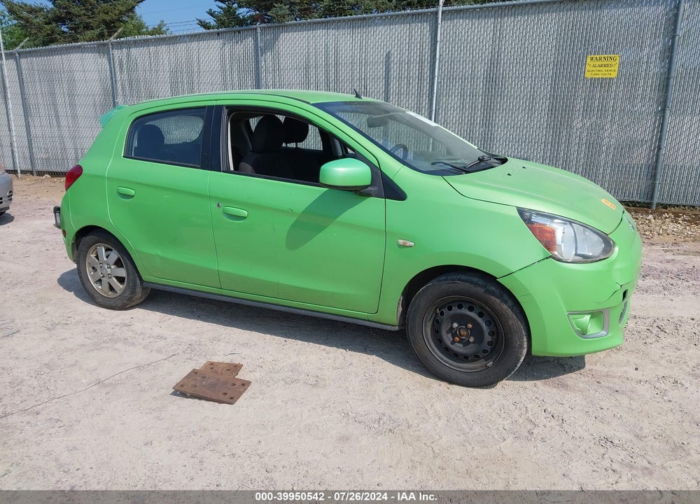 2014 MITSUBISHI MIRAGE ES VIN: ML32A4HJ0EH013658