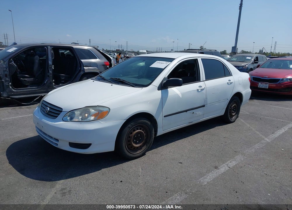 2003 TOYOTA COROLLA CE/LE VIN: JTDBR32E830008229