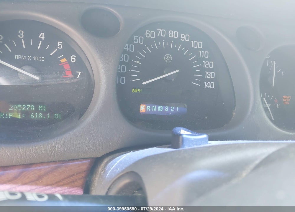 2003 BUICK LESABRE CUSTOM VIN: 1G4HP52K434164855