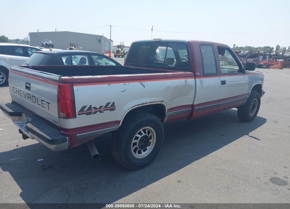 1989 CHEVROLET GMT-400 K1500 VIN: 2GCEK19KXK1250704