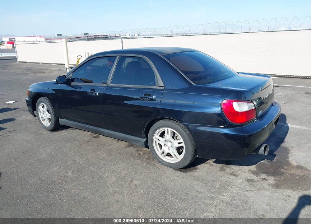 2002 SUBARU IMPREZA WRX VIN: JF1GD29652G518689
