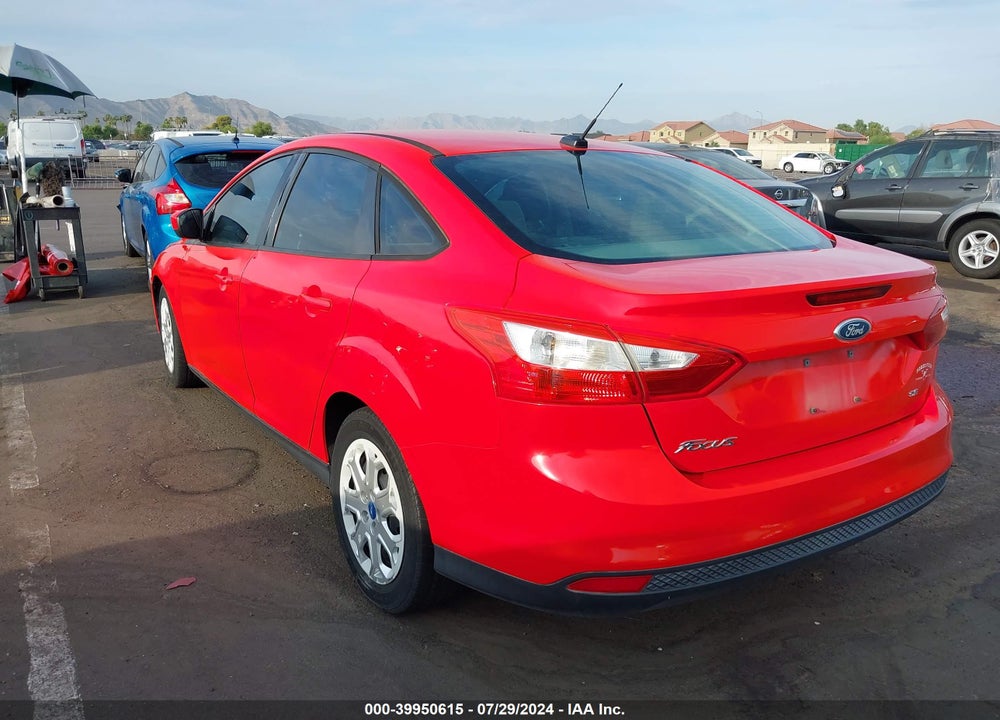 2012 FORD FOCUS SE VIN: 1FAHP3F28CL244268