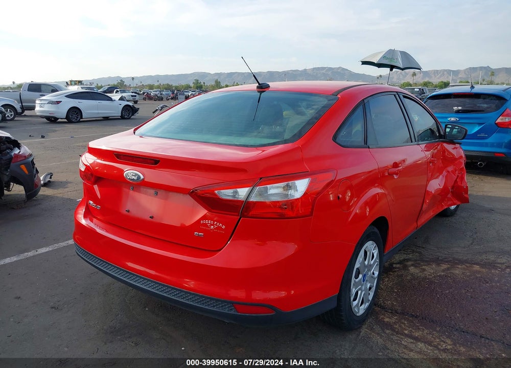 2012 FORD FOCUS SE VIN: 1FAHP3F28CL244268