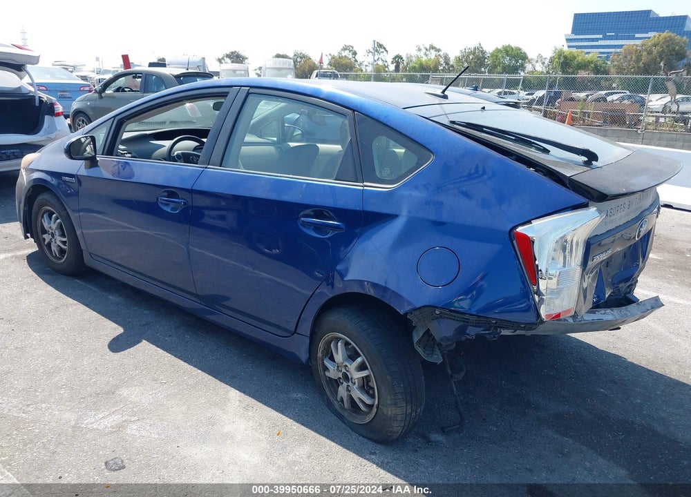 2011 TOYOTA PRIUS FIVE/FOUR/ONE/THREE/TWO VIN: JTDKN3DU7B0324879